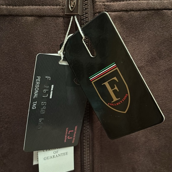 F Collections leather jacket.  New with tags. - Picture 4 of 6